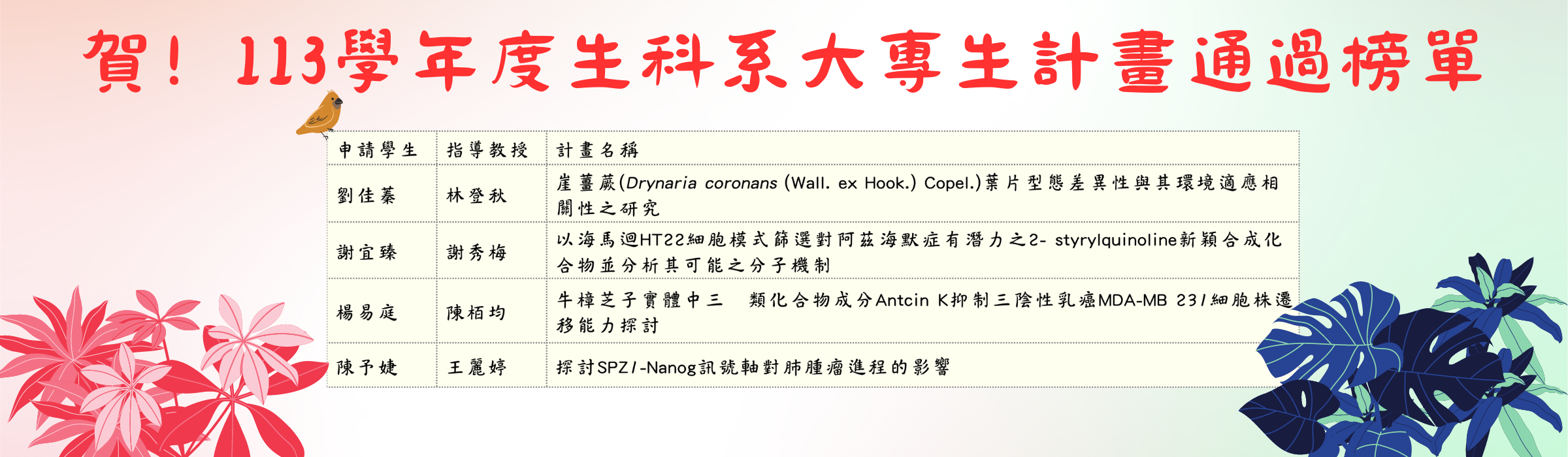 首頁投影_113大專生計劃_生科